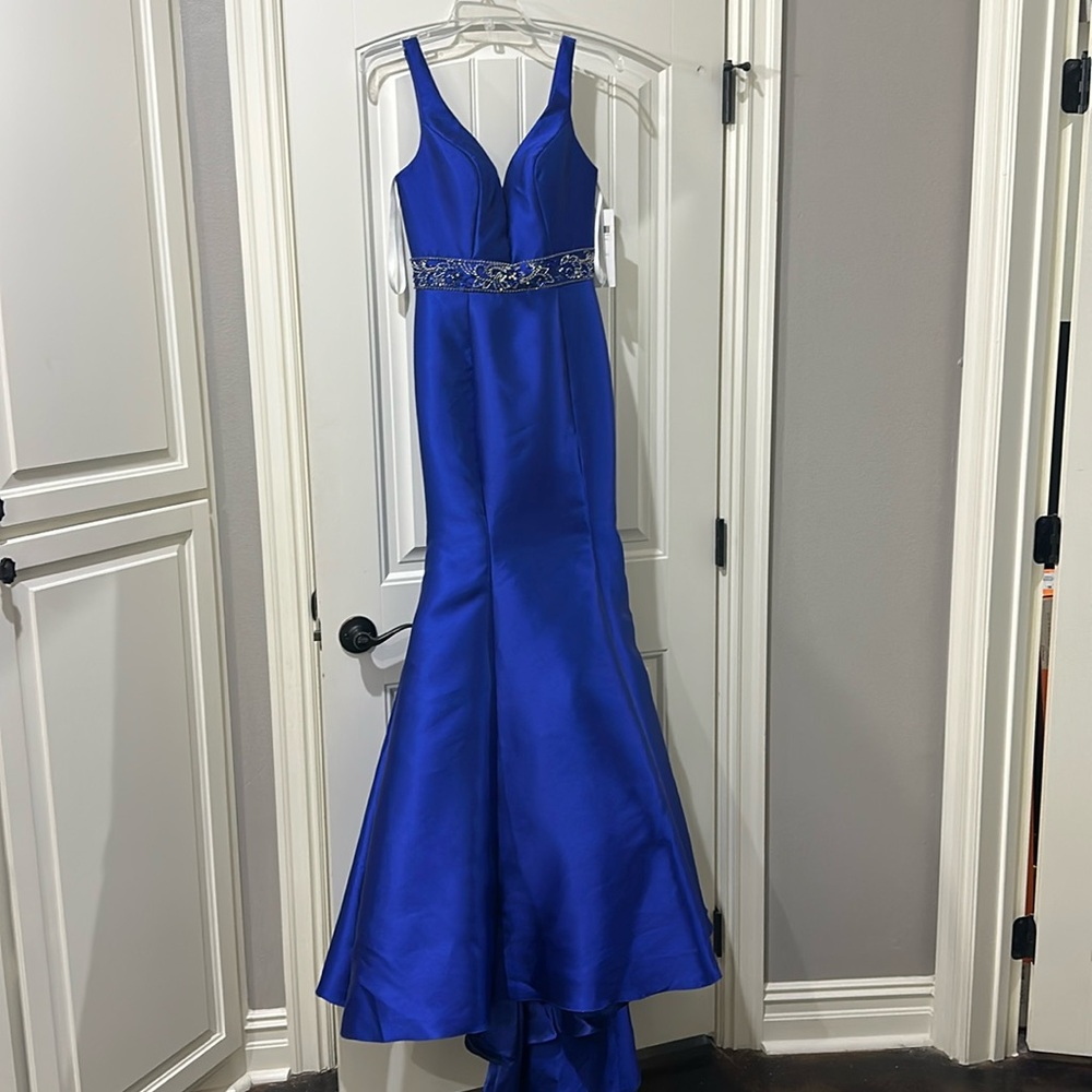 NWT royal blue prom dress